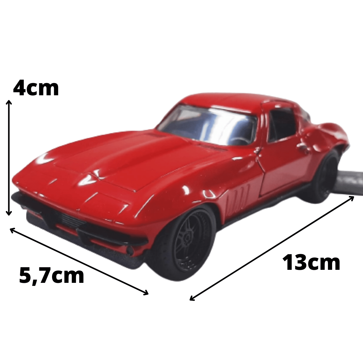 Miniatura 1966 Chevy Letty Corvette Velozes e Furiosos Escala 1/32