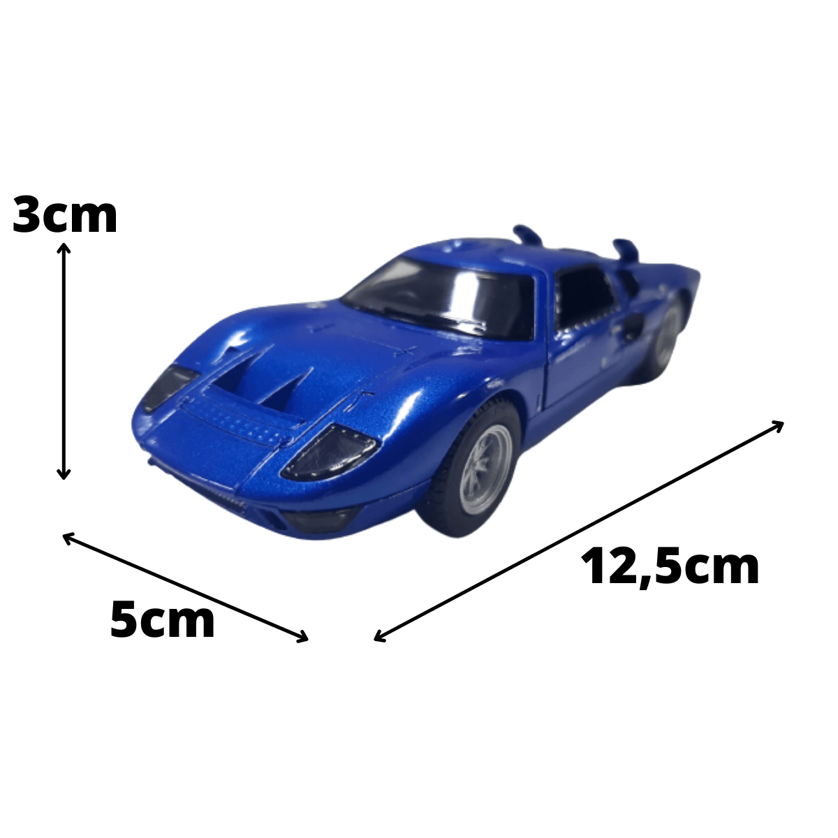 Mini 1/32 1966 Ford GT40 MKII - Miniatura Escala 1/32