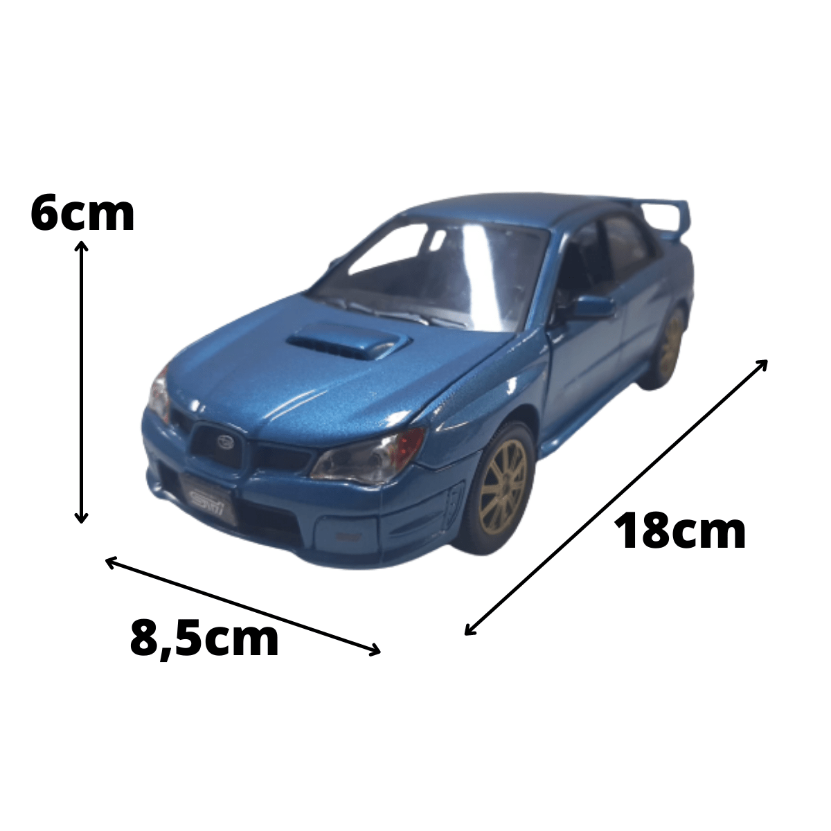 Mini 1/24 2006 Subaru Impreza WRX STI - Miniatura Escala 1/24