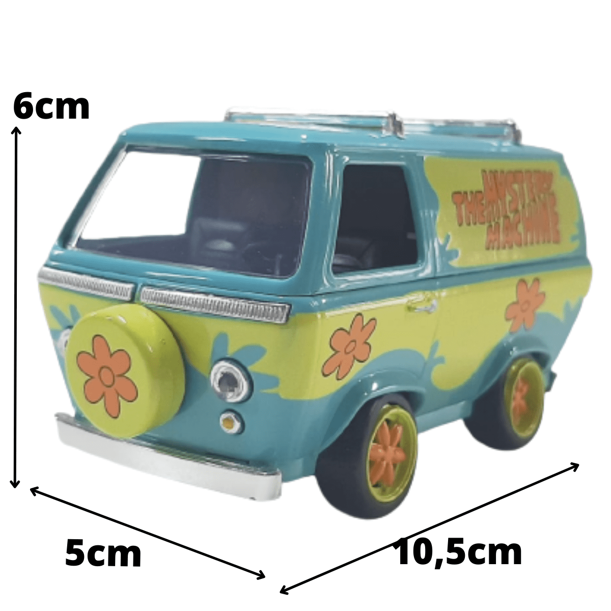 Miniatura de Ferro Scooby-Doo Máquina do Mistério Escala 1/32