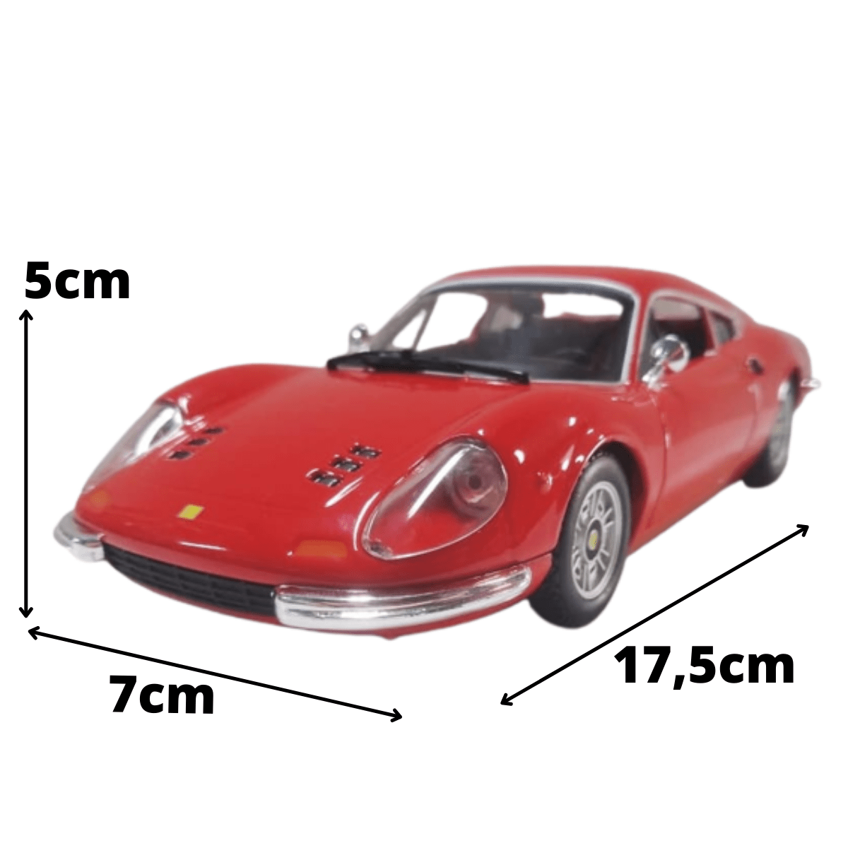 Miniatura Ferrari Dino 246 GT Escala 1/24