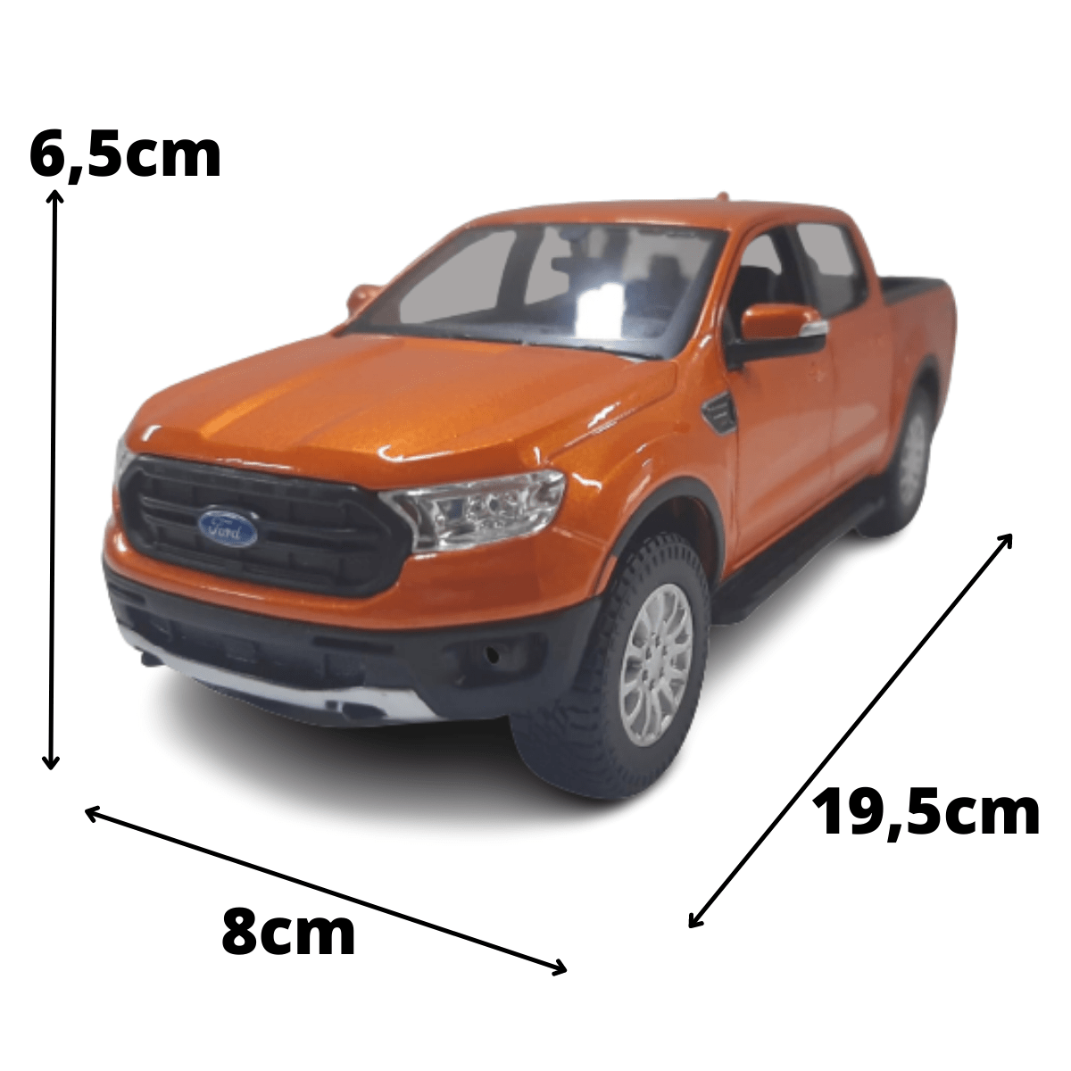 Mini 1/27 2019 Ford Ranger - Miniatura Escala 1/27