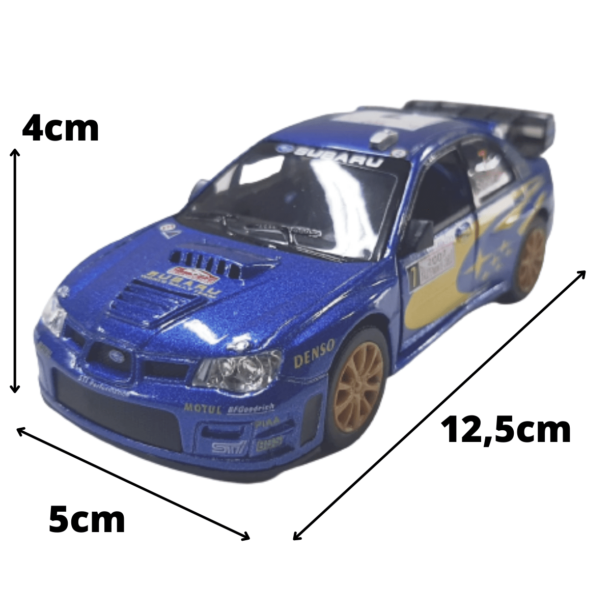 Mini Subaru Impreza WRC 2007 1/36 - Miniatura Escala 1/36