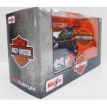 Kit 1 Quadro decorativo + 1 Miniatura 1/18 H-D 2011 XR1200X Preto com caixa Harley-Davidson