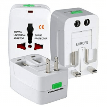 Adaptador Tomada Universal Padrão 150 Países Viagem Bivolt