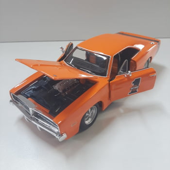 Mini 1/25 1969 Dodge Charge Harley-Davidson R/T - Miniatura Escala 1/25