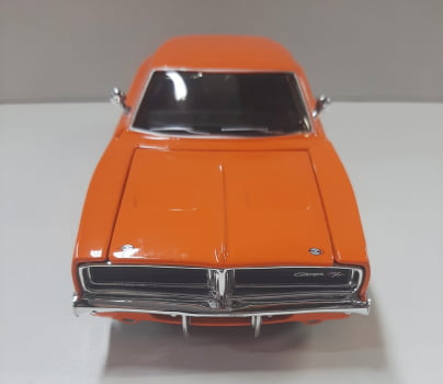 Mini 1/25 1969 Dodge Charge Harley-Davidson R/T - Miniatura Escala 1/25