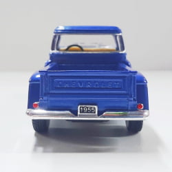 Miniatura 1/32 1955 Picape Chevy Azul Chamas - Camionete Pickup