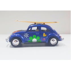 Mini 1/32 1967 Fusca Volkswagen Beetle Com Prancha - Miniatura Escala 1/32