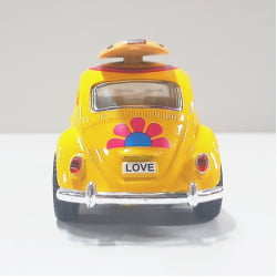 Mini 1/32 1967 Fusca Volkswagen Beetle Com Prancha - Miniatura Escala 1/32