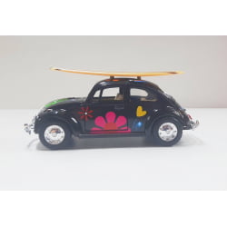 Mini 1/32 1967 Fusca Volkswagen Beetle Com Prancha - Miniatura Escala 1/32