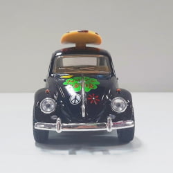 Mini 1/32 1967 Fusca Volkswagen Beetle Com Prancha - Miniatura Escala 1/32