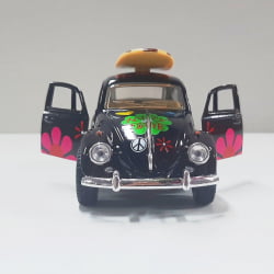 Mini 1/32 1967 Fusca Volkswagen Beetle Com Prancha - Miniatura Escala 1/32