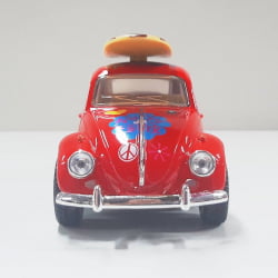 Mini 1/32 1967 Fusca Volkswagen Beetle Com Prancha - Miniatura Escala 1/32