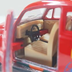 Mini 1/32 1967 Fusca Volkswagen Beetle Com Prancha - Miniatura Escala 1/32