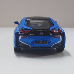 Mini 1/36 BMW I8 Azul - Miniatura Escala 1/36