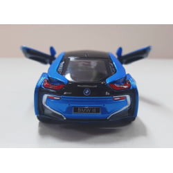 Mini 1/36 BMW I8 Azul - Miniatura Escala 1/36