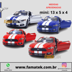 Mini Ford Mustang GT 1/38 - Miniatura Escala 1/38