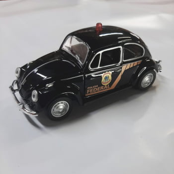 Mini 1/32 Fusca Da Polícia Federal 1967