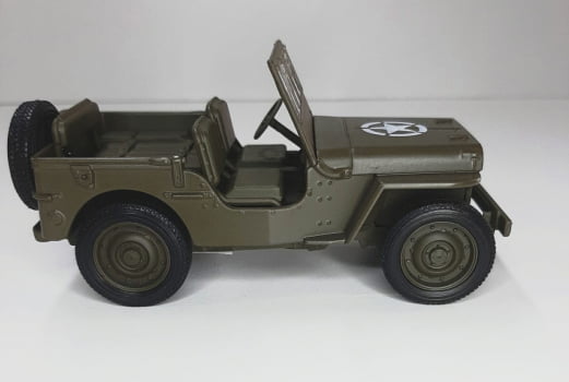 Mini 1/38 Jeep Willys Armor Squad 1941 Militar