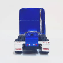 Miniatura de Ferro Cavalo Kensworth T700 Azul Escala 1/68