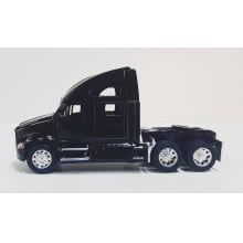 Miniatura de Ferro Cavalo Kensworth T700 Preto Escala 1/68