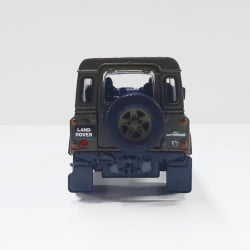 Miniatura de Ferro Land Rover Defender Militar Exército Escala Modelo Wely