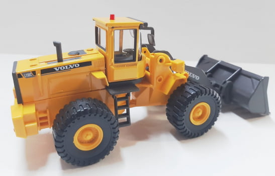 Miniatura de Ferro Pá-Escavadora Volvo L150c Escala 1/50 Construção