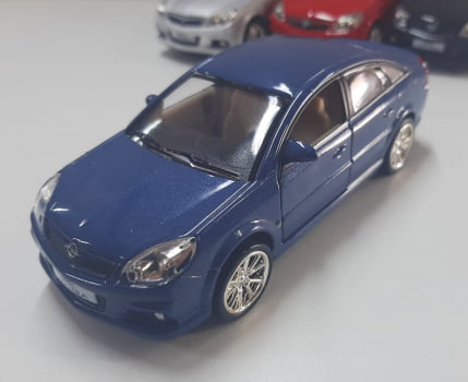 Miniatura de Ferro Opel Vectra Opc Azul 14cm Escala Modelo