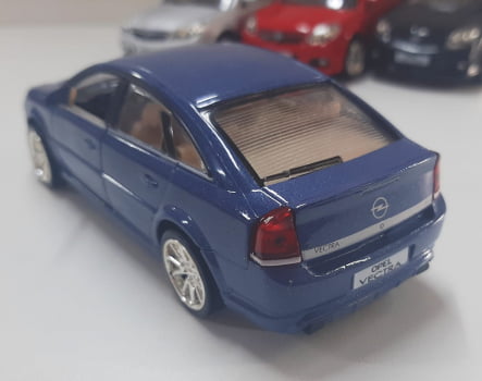 Miniatura de Ferro Opel Vectra Opc Azul 14cm Escala Modelo