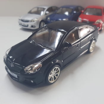 Miniatura de Ferro Opel Vectra Opc Preto 14cm Escala Modelo