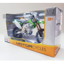 Miniatura Escala 1/12 Moto Motocross KAWASAKI KXTM 450F