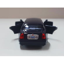 Miniaturas de Ferro 1999 Lincoln Town Limosine Car Stretch Limo Azul Escala 1/52