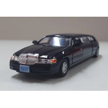 Miniaturas de Ferro 1999 Lincoln Town Limosine Car Stretch Limo Azul Escala 1/52