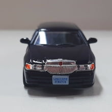 Miniaturas de Ferro 1999 Lincoln Town Limosine Car Stretch Limo Azul Escala 1/52