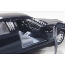 Miniaturas de Ferro 1999 Lincoln Town Limosine Car Stretch Limo Azul Escala 1/52