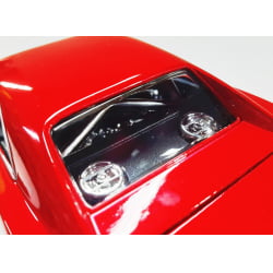 Mini 1/24 de Ferro 1969 Dodge Charger R/T Vermelho - Miniatura Escala 1/24