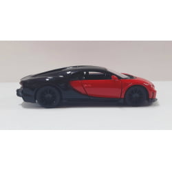  Miniatura de Ferro Bugatti Chiron Sportster Vermelho Escala 1/38