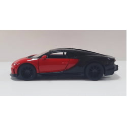  Miniatura de Ferro Bugatti Chiron Sportster Vermelho Escala 1/38