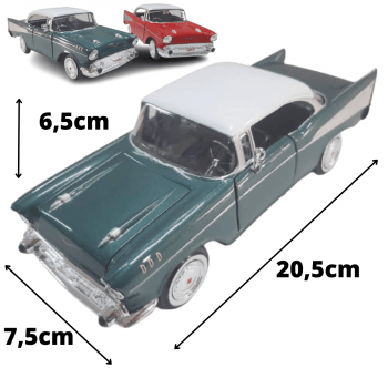 Miniatura 1957 Chevy Bel Air Escala 1/24