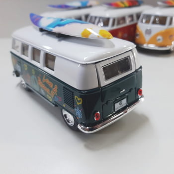 Mini 1/32 1962 Volkswagen Kombi Corujinha Com Prancha - Miniatura Escala 1/32