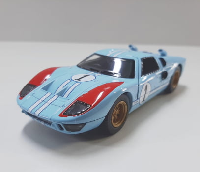 Mini 1/32 1966 Ford GT40 MKII Corrida - Miniatura Escala 1/32