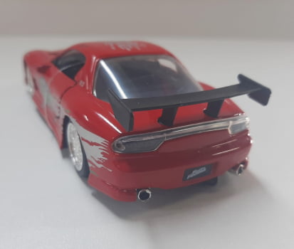 Miniatura 1993 Mazda Dom /Toretto RX-7 Velozes e Furiosos Escala 1/32