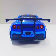 Mini 1/24 2009 Nissan Brian GT-R (R35) Velozes e Furiosos - Miniatura Escala 1/24