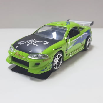 Miniatura 1995 Mitsubishi Brian Eclipse Velozes e Furiosos Escala 1/32