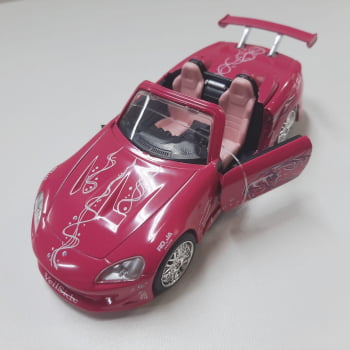 Miniatura 2001 Honda Suki S2000 Velozes e Furiosos Escala 1/32