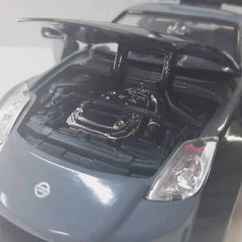 Miniatura 2003 Nissan 350Z Tunado Fairlady Z33 Velozes e Furiosos Jhonny Trank DK Escala 1/24