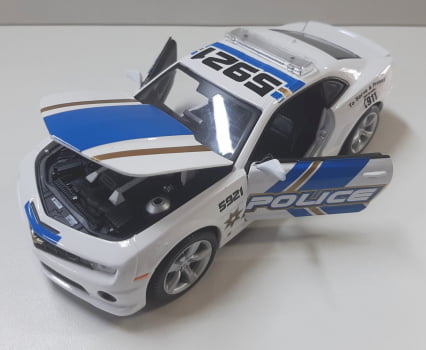 Mini 1/24 2010 Chevrolet Camaro Policial - Miniatura Escala 1/24