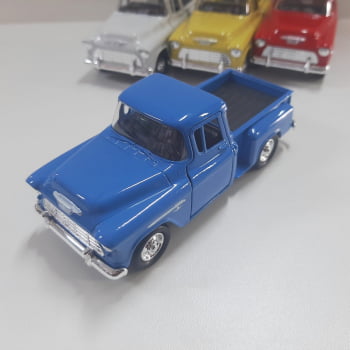 Mini 1/34 1955 Chevrolet Camionete Picape Stepside - Miniatura Escala 1/34