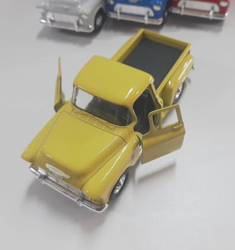 Mini 1/34 1955 Chevrolet Camionete Picape Stepside - Miniatura Escala 1/34